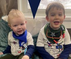 Caleb and Ryker, IWK patients